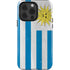 Uraguay Flag Distressed iPhone 14 Pro Impact Case
